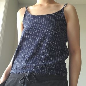 Navy Blue Harmony Boho Summer Tank